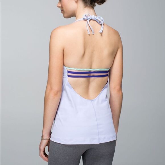lululemon athletica Tops - Lululemon Wandering Yogi Halter Tank Top